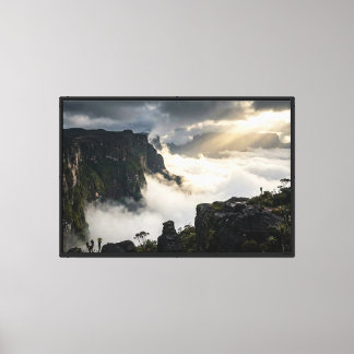 Mount Roraima Oude Top - Hyper-Realistisch  Canvas Afdruk