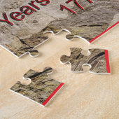 Mount Rushmore Amerika 250 legpuzzel (Zijkant)