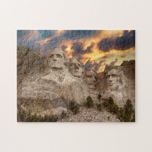Mount Rushmore Black Hills South Dakota Legpuzzel (Horizontaal)
