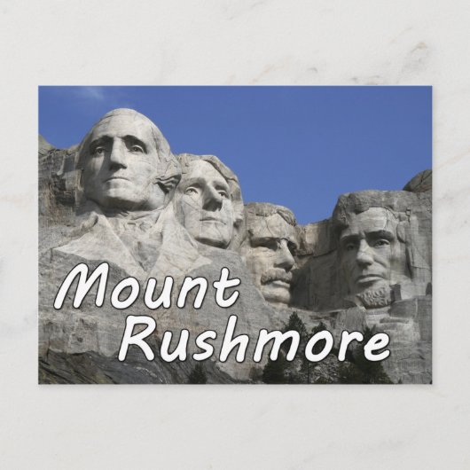 Mount Rushmore Briefkaart (Voorkant)