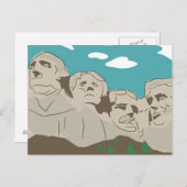 Mount Rushmore Briefkaart (Voorkant / Achterkant)
