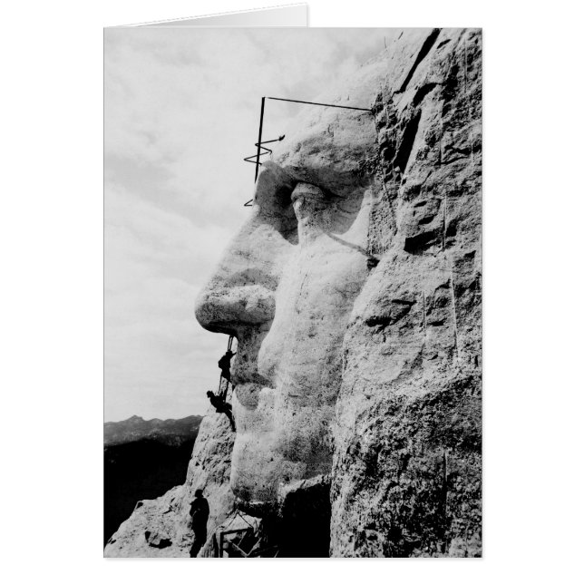 Mount Rushmore Construction of George Washington (Voorkant)