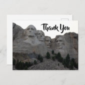 Mount Rushmore Dank je Briefkaart (Voorkant / Achterkant)