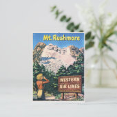 Mount Rushmore Feestdagenkaart (Staand voorkant)