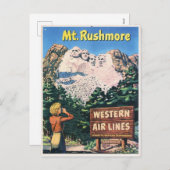 Mount Rushmore Feestdagenkaart (Voorkant / Achterkant)