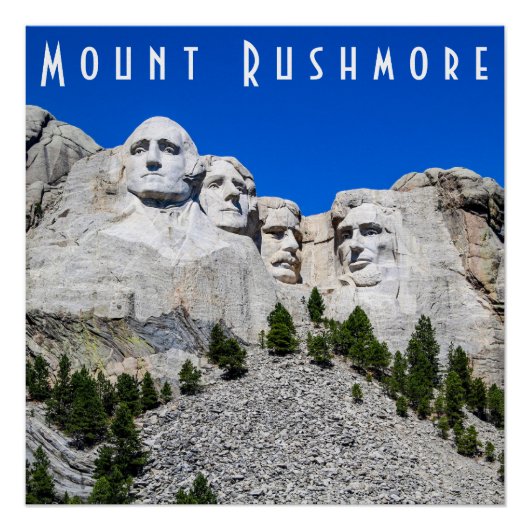Mount Rushmore Glossy Poster Perfect Poster (Voorkant)