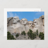 Mount Rushmore in de lente Briefkaart (Voorkant / Achterkant)