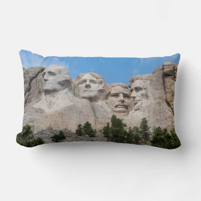 Mount Rushmore in lente Kussen (Voorkant)