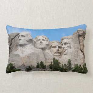 Mount Rushmore in lente Kussen