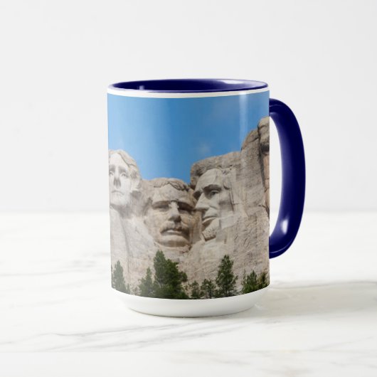 Mount Rushmore in lente Mok (Voorkant rechts)