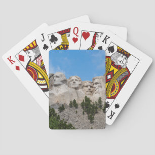 Mount Rushmore in lente Pokerkaarten