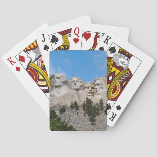 Mount Rushmore in lente Pokerkaarten (Achterkant)