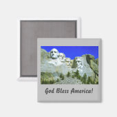 Mount Rushmore Magnet Magneet (Voorkant / Achterkant)