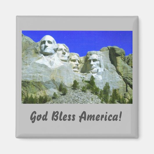 Mount Rushmore Magnet Magneet (Voorkant)