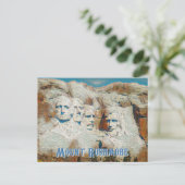 Mount Rushmore National Memorial gestileerd Briefkaart (Staand voorkant)