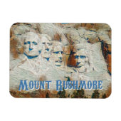Mount Rushmore National Memorial gestileerd Magneet (Horizontaal)