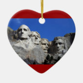 Mount Rushmore National Memorial Monument Keramisch Ornament (Voorkant)