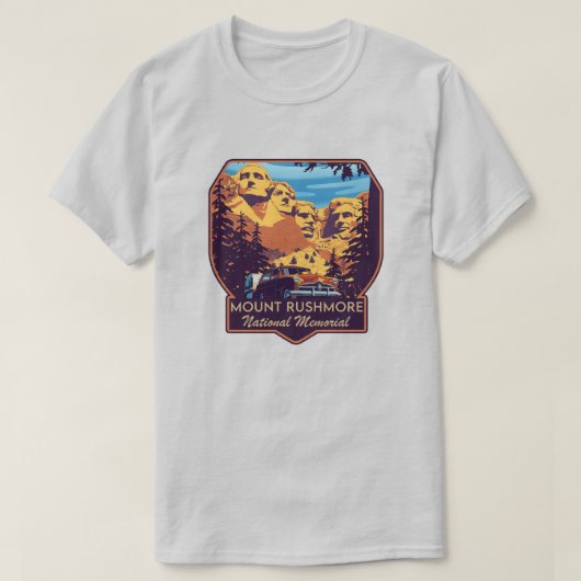 Mount Rushmore National Memorial T-shirt (Design voorkant)