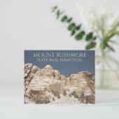Mount Rushmore National Memorial, Wintersneeuw Briefkaart (Staand voorkant)