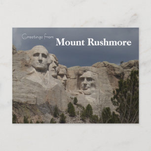 Mount Rushmore National Monument South Dakota Briefkaart