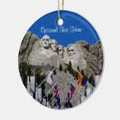 Mount Rushmore Photo Souvenir Keramisch Ornament (Links)