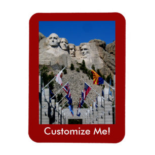 Mount Rushmore Photo Souvenir Magneet