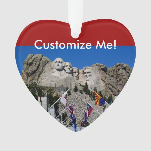 Mount Rushmore  Photo Souvenir Ornament (voorkant)
