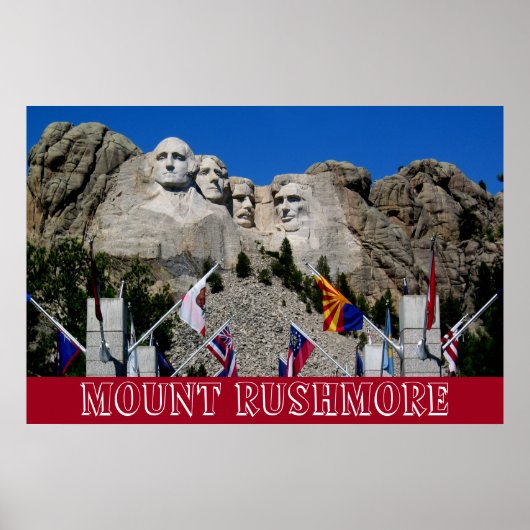Mount Rushmore  Photo Souvenir Poster (Voorkant)