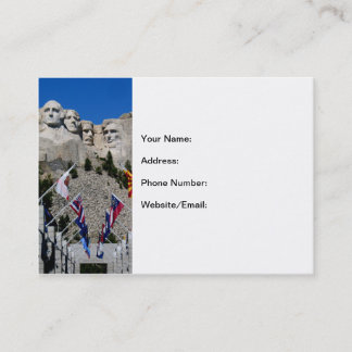 Mount Rushmore Photo Souvenir Visitekaartje