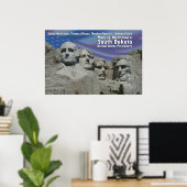 MOUNT RUSHMORE PRESIDENTEN MEMORIAL POSTER (Thuiskantoor)