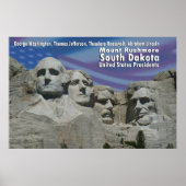 MOUNT RUSHMORE PRESIDENTEN MEMORIAL POSTER (Voorkant)