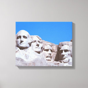 Mount Rushmore Sculpture in South Dakota Canvas Afdruk