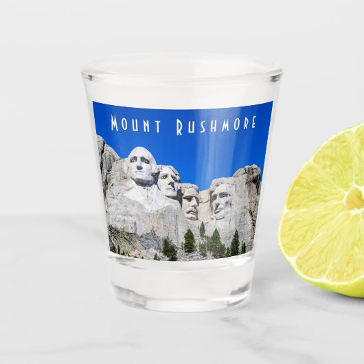 Mount Rushmore Shot Glas (Voorkant)