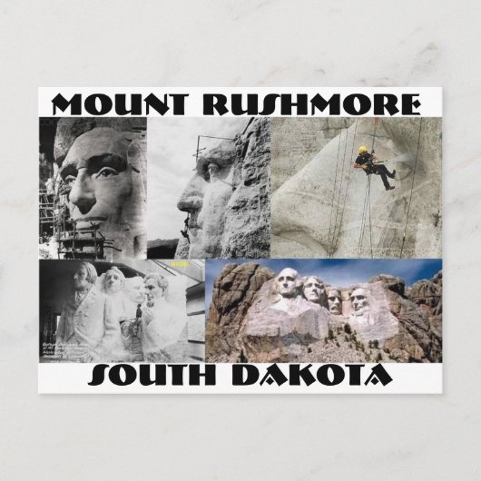 Mount Rushmore, South Dakota briefkaart (Voorkant)