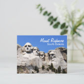 Mount Rushmore South Dakota Briefkaart (Staand voorkant)