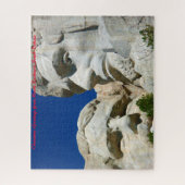 Mount Rushmore South Dakota. kerstcadeautjes Legpuzzel (Verticaal)