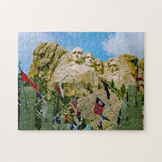 Mount Rushmore South Dakota. Legpuzzel (Horizontaal)