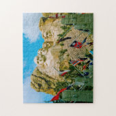 Mount Rushmore South Dakota. Legpuzzel (Verticaal)