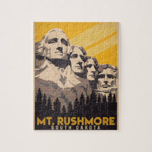 Mount Rushmore, South Dakota Legpuzzel