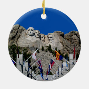 Mount Rushmore South Dakota Souvenir Keramisch Ornament