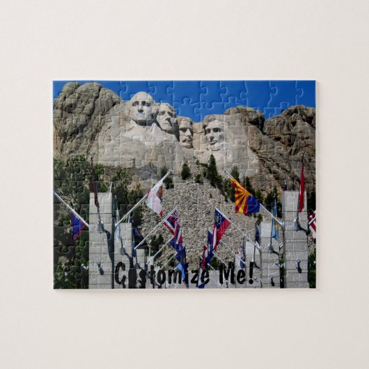 Mount Rushmore South Dakota Souvenir Legpuzzel (Horizontaal)