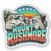 Mount Rushmore, South Dakota Sticker (Voorkant)
