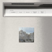 Mount Rushmore Square Magnet Magneet (Insitu (Vaatwasser))