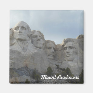 Mount Rushmore Square Magnet Magneet