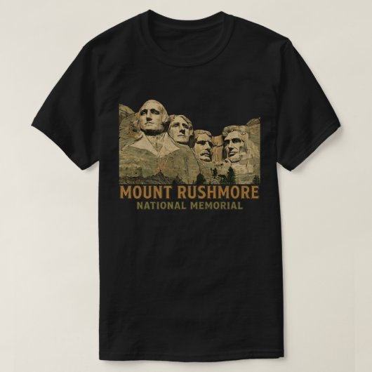 Mount Rushmore T-shirt (Design voorkant)