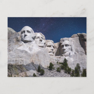 Mount Rushmore Timelapse Lucht Briefkaart