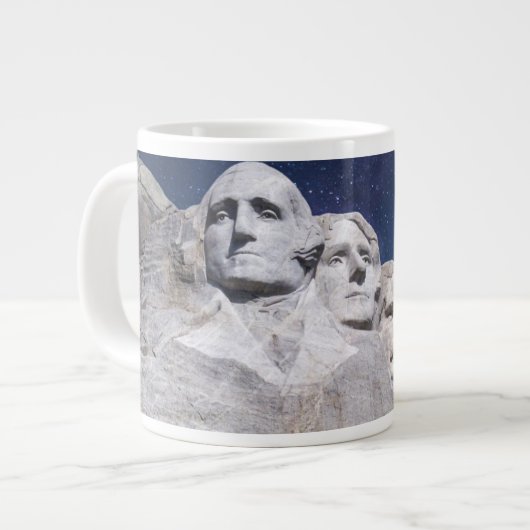 Mount Rushmore Timelapse Sky Extra Grote Beker (Voorkant links)