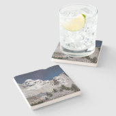 Mount Rushmore Timelapse Sky Stenen Onderzetter (Zijkant)