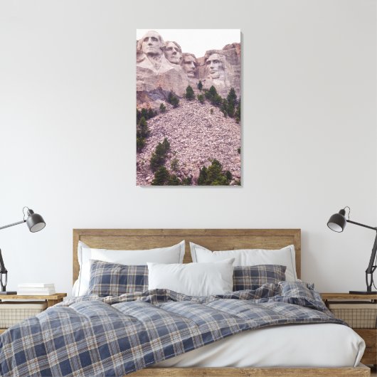 Mount Rushmore's Vier Canvas Afdruk (Insitu (Slaapkamer))