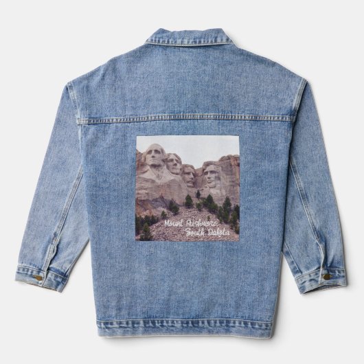 Mount Rushmore's Vier Denim Jacket (Achterkant)